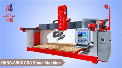 Máquina de corte de pedra com serra de ponte CNC