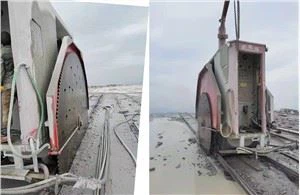 Máquina de pedreira de serra de disco