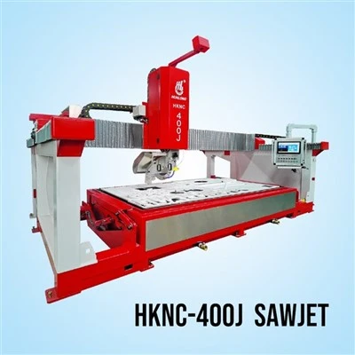 Máquina de corte a jato de água com serra de ponte CNC de 5 eixos