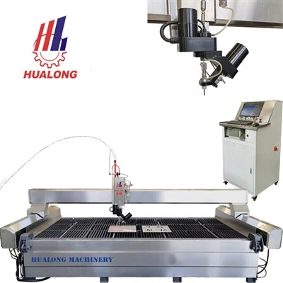 Equipamento para ladrilhos Máquina de corte a jato de água CNC de 5 eixos